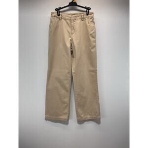 Lauren Ralph Lauren Chino Pants Brown Cotton Blend High Rise Women’s Size 4P